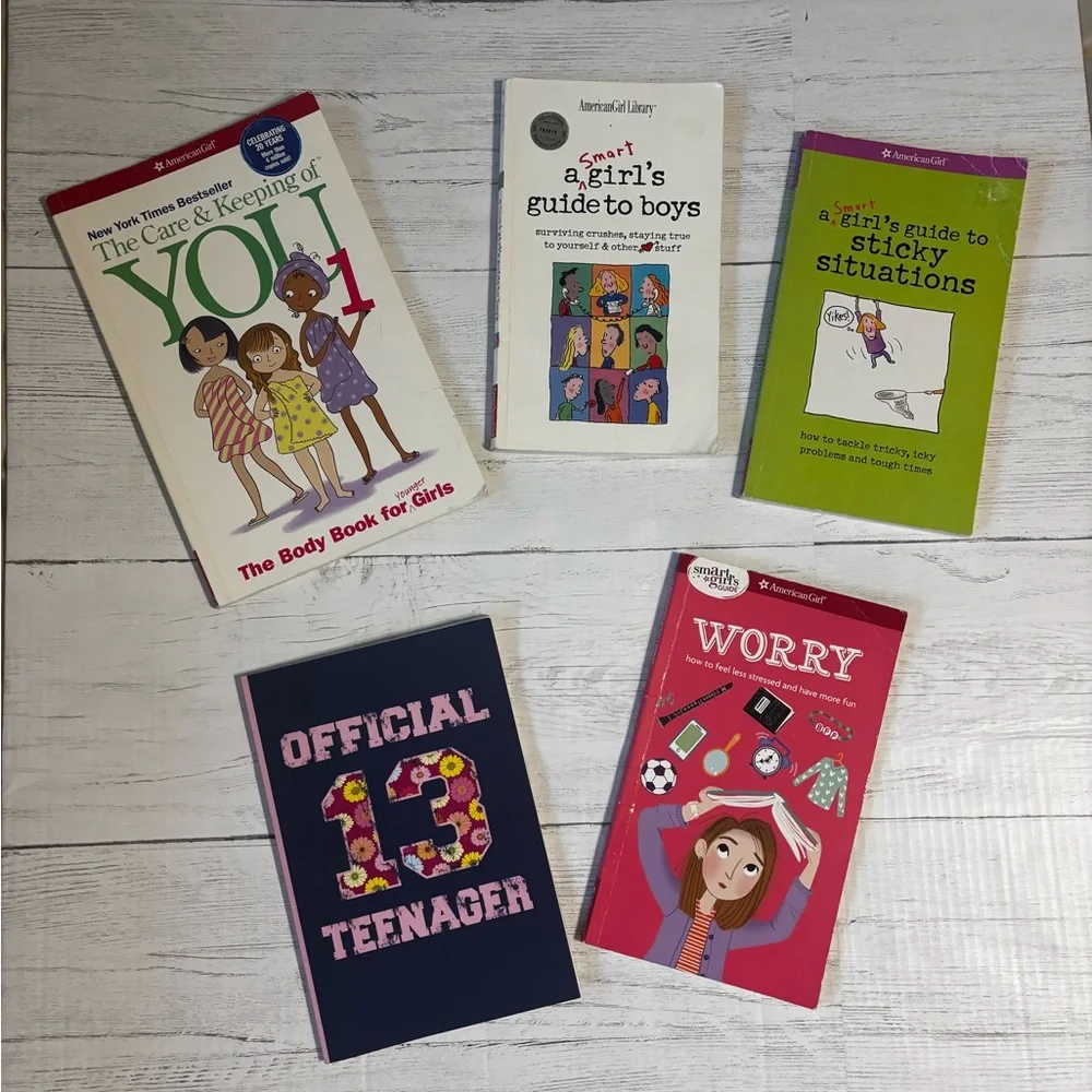 Girls Book Bundle Care & Keeping of You + Smart Girl Guides + Teen Book Set
